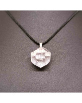 Pendentif Dodécaèdre - Cristal de roche 2 à 2,5 cm
