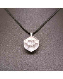 Pendentif Dodécaèdre - Cristal de roche 2 à 2,5 cm