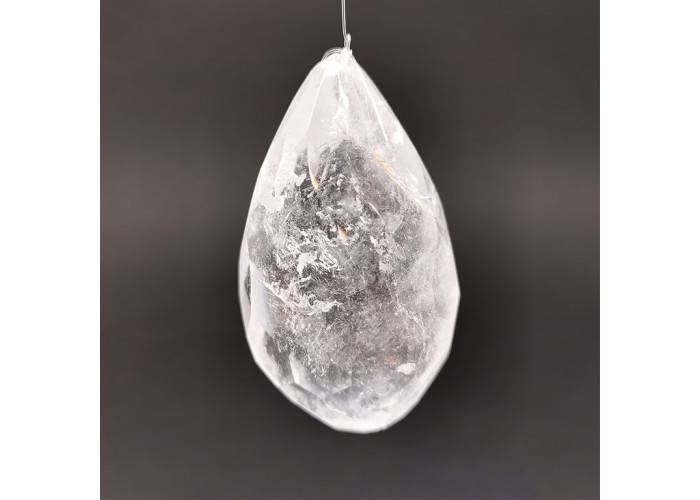 Cristal de Roche - Boule Feng-Shui - Facettée Autres modèles 3,4 x 3,3 cm  env. / 49,5 gr