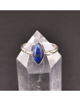 Lapis lazuli - Bague Argent - Qualité joaillerie