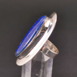 Lapis lazuli - Bague Argent - Qualité joaillerie