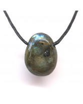 Labradorite - Pendentifs pierres percées