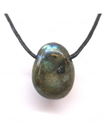 Labradorite - Pendentifs pierres percées
