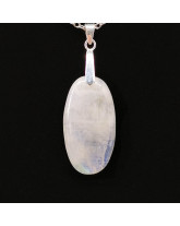 Pierre de Lune EXTRA - Pendentif Bélière Argent