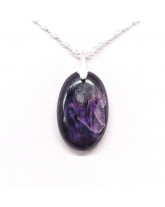Charoïte - Pendentifs avec bélière Argent
