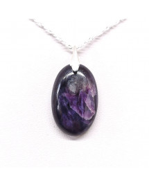 Charoïte - Pendentifs avec bélière Argent