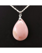 Opale rose des Andes extra AAA+ - Pendentif bélière