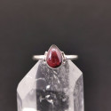 Grenat pyrope (rouge) - Bague Argent