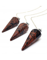 Obsidienne Acajou (Pourpre)  - Pendule