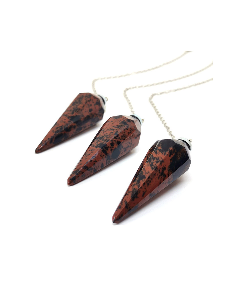 Obsidienne Acajou (Pourpre)  - Pendule