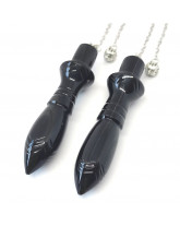 Obsidienne Oeil céleste - Pendule Egyptien THOT
