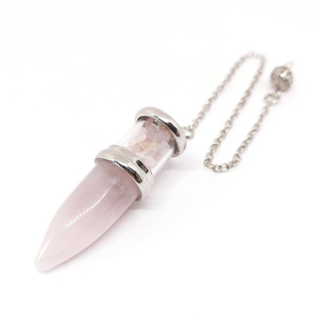 Quartz Rose - Pendule Divinatoire