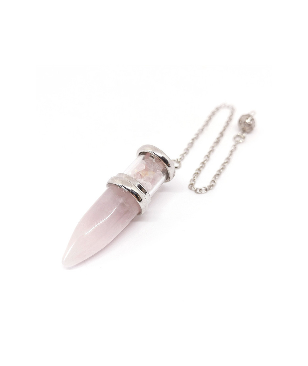 Quartz Rose - Pendule Divinatoire