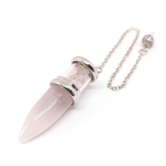 Quartz Rose - Pendule Divinatoire