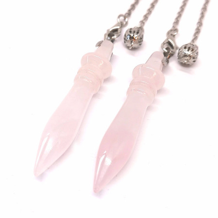 Quartz Rose - Pendule Egyptien THOT