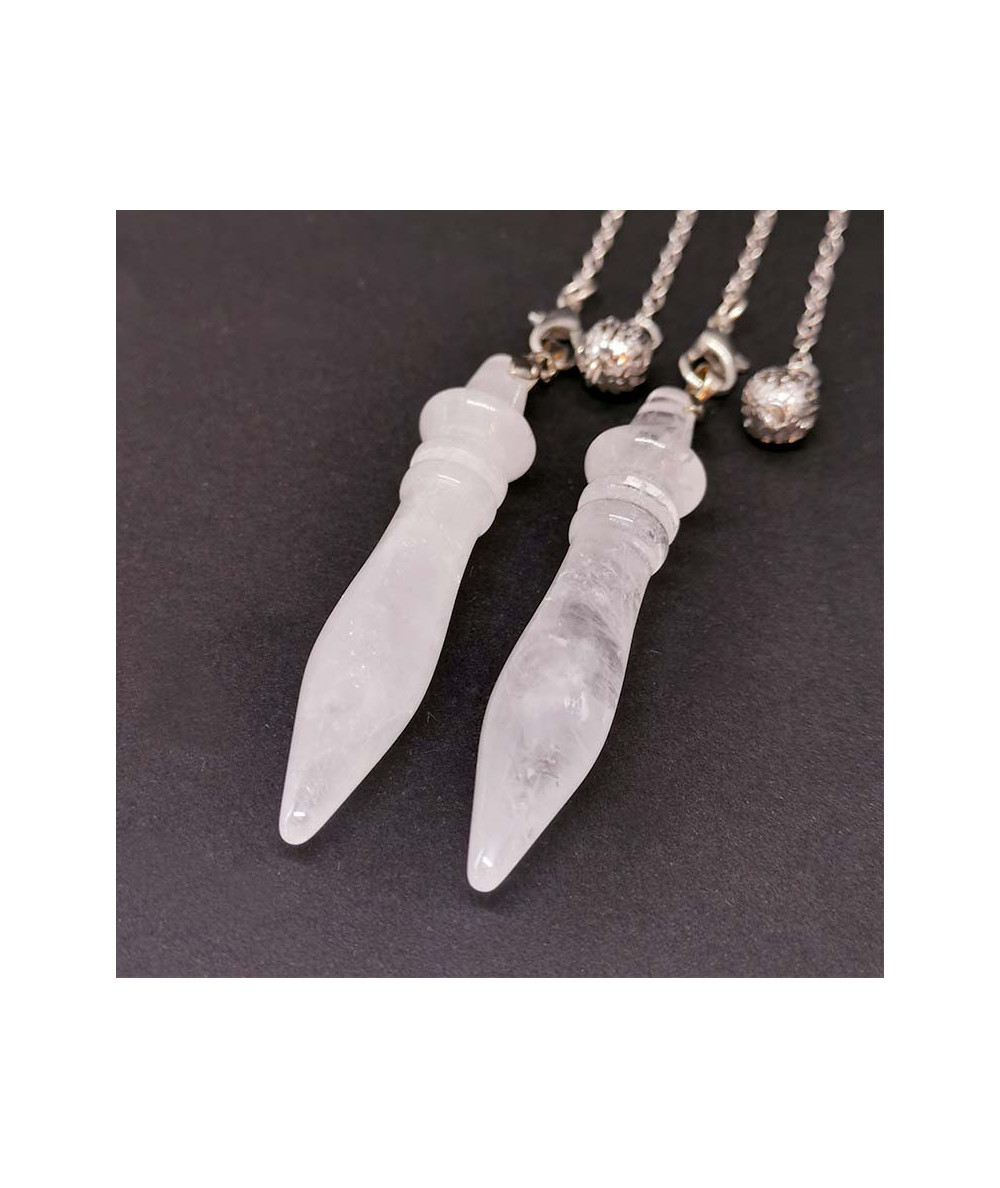 Cristal de roche  - Pendule Egyptien THOT
