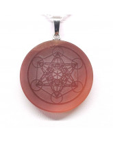 Cornaline & Métatron - Pendentif Bélière
