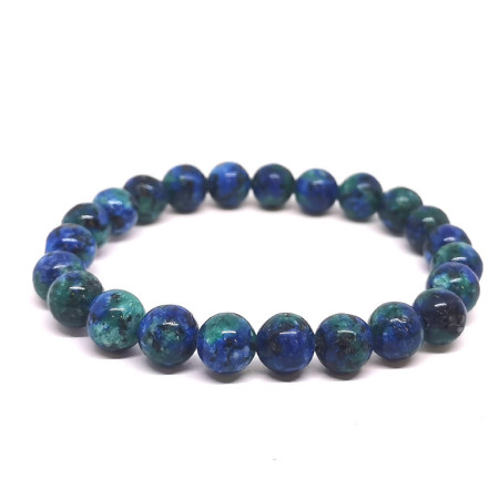 Azurite Malachite AA - Bracelets Boules