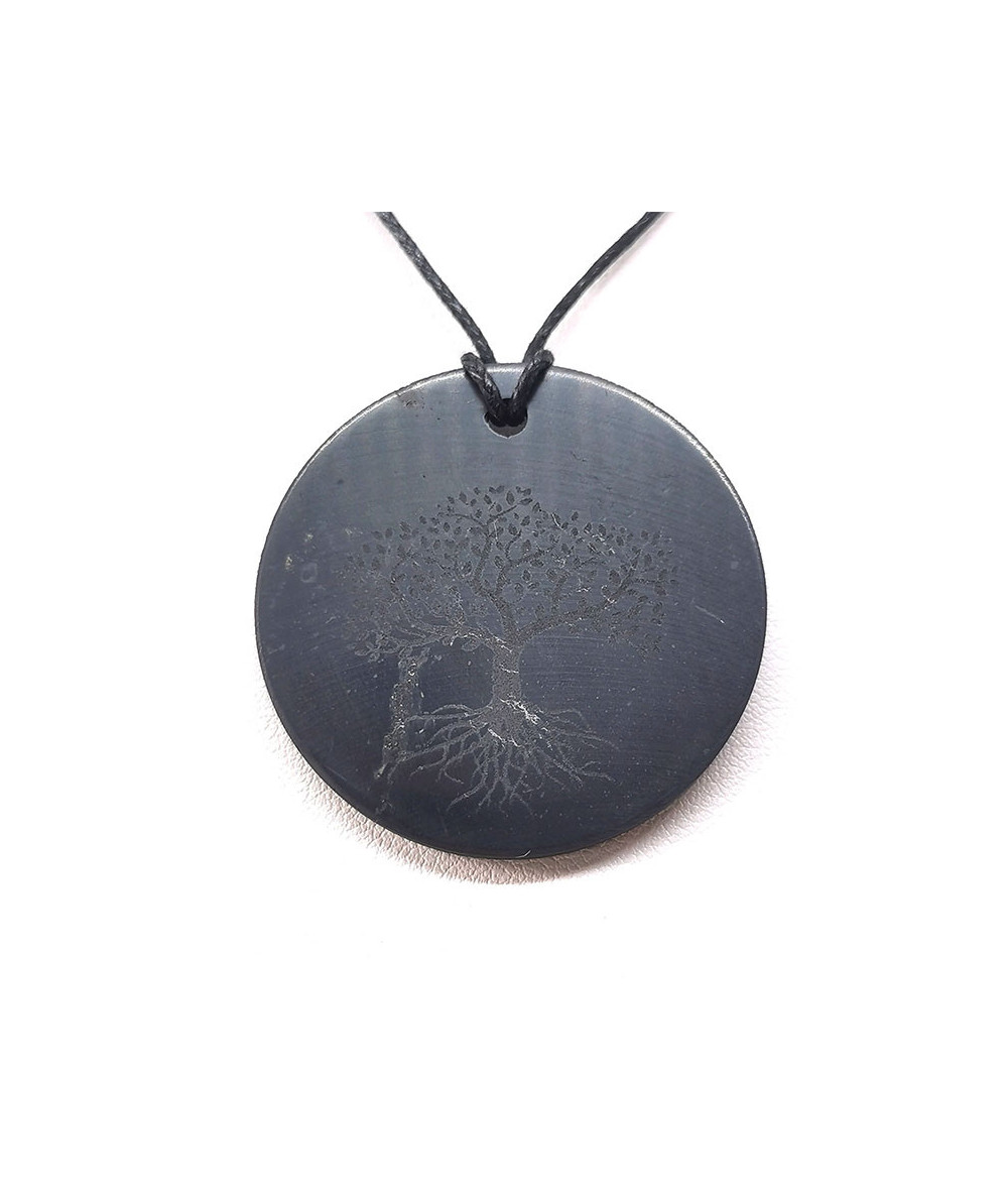 Shungite - Pendentif Arbre de Vie