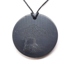 Shungite - Pendentif Arbre de Vie