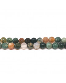 Agate Indienne - Fil de Perles