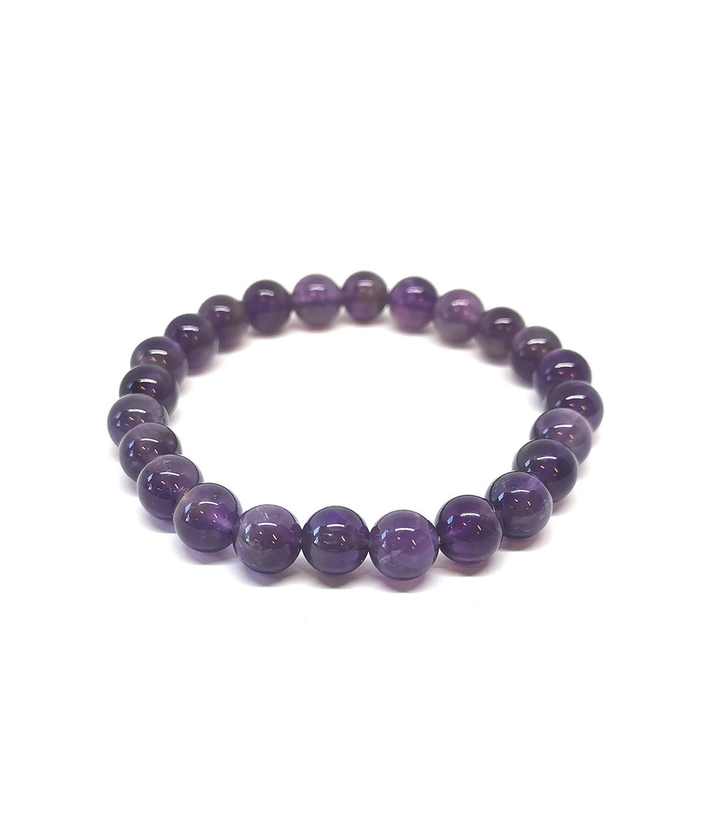Photo d'un bracelet en améthyste