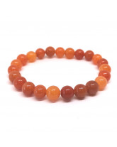 Bracelet boule - Aventurine orange