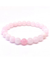 Mangano calcite - Bracelets Boules 8 mm