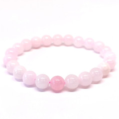 Mangano calcite - Bracelets Boules 8 mm