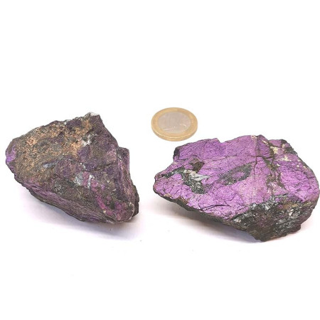 Purpurite - pierre brute