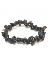 Quartz fumé - Bracelet ships baroque