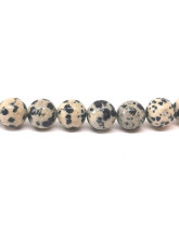 Jaspe dalmatien - Fil de Perles