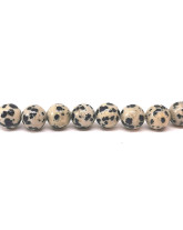 Jaspe dalmatien - Fil de Perles