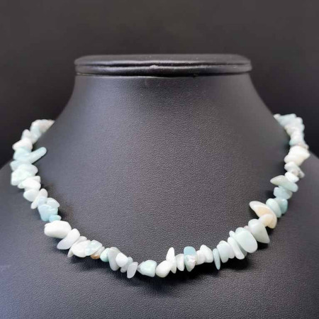 Amazonite - Collier réglable - Ships