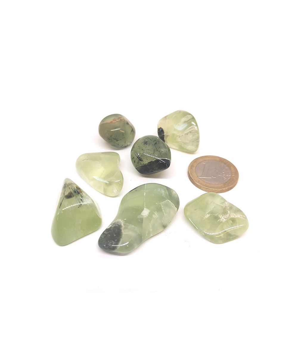 Phrénite (Prehnite) - Pierre Roulée