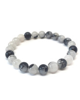 Quartz tourmaline noire
