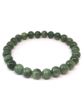 Jade Nephrite - Bracelet Boules 6mm
