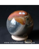 Sphère Jaspe imprimé polychrome - 8,8 cm