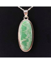 Variscite - Pendentif Serti Argent