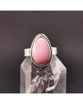 Thulite - Bague Sertie Argent