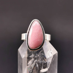 Thulite - Bague Sertie Argent