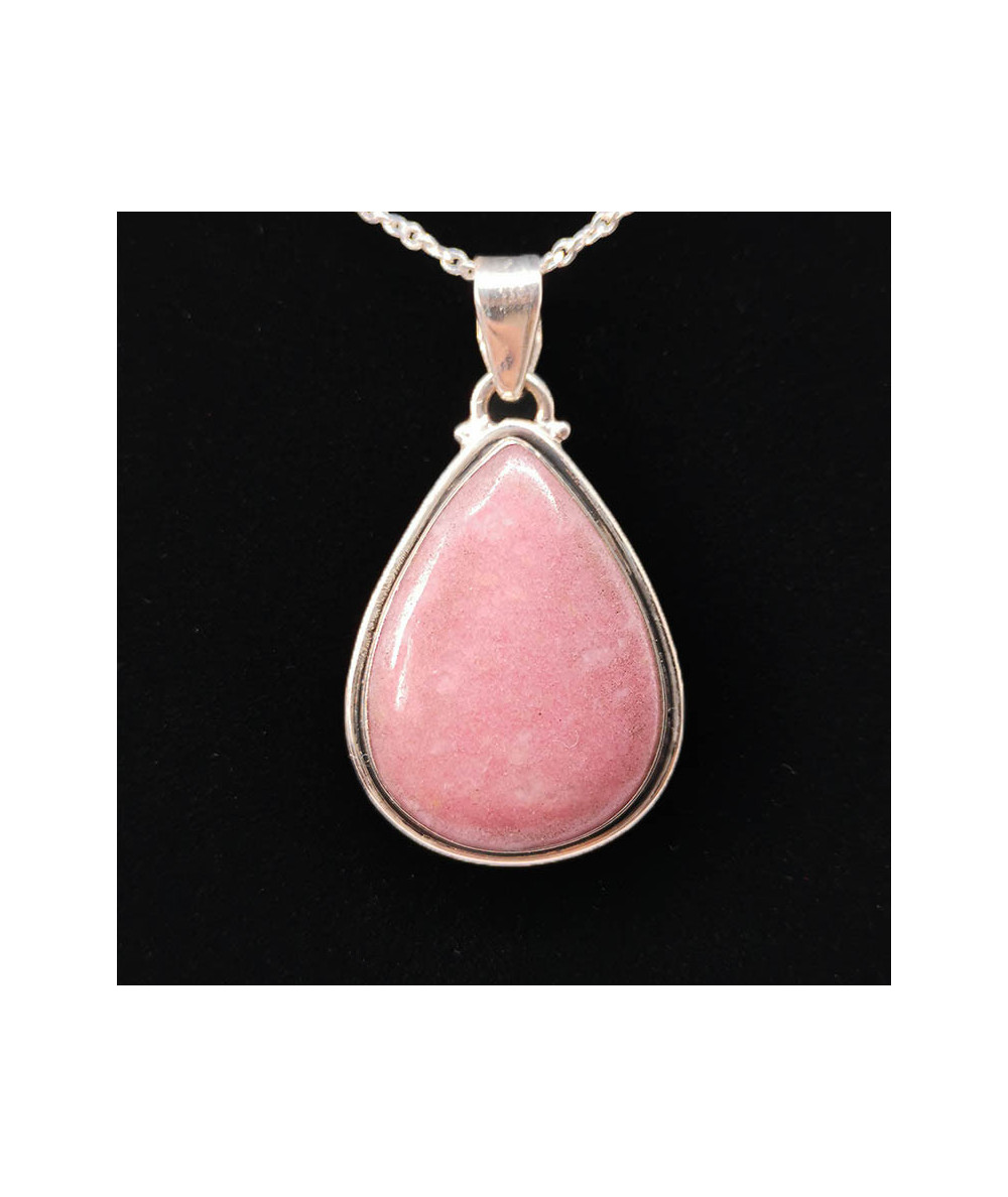 Thulite - Pendentif Serti Argent