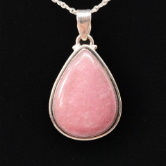 Thulite - Pendentif Serti Argent