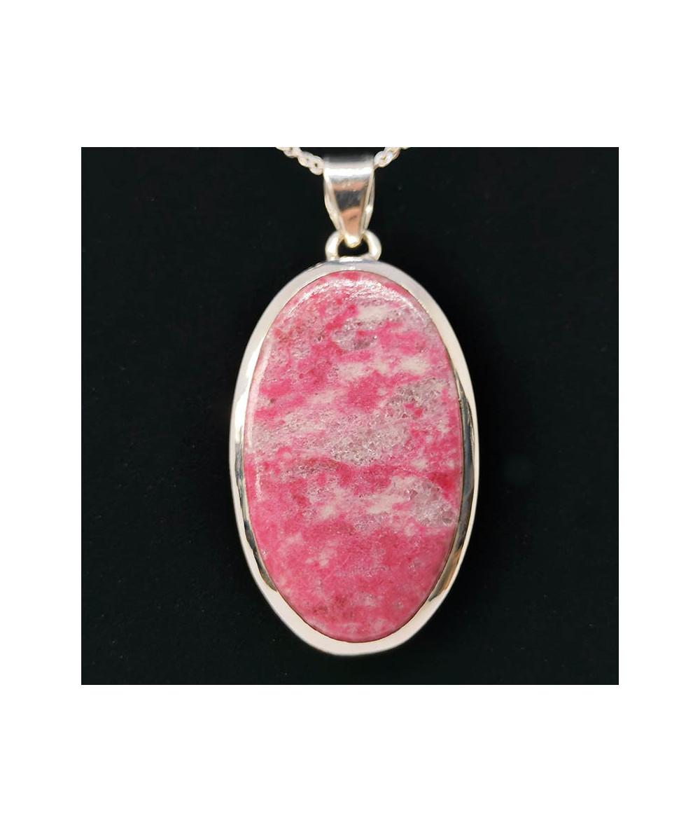 Thulite - Pendentif Serti Argent