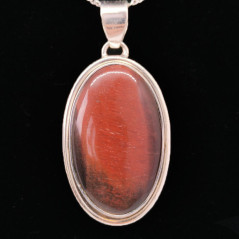 Oeil de taureau (oeil de boeuf) - Pendentif Serti Argent