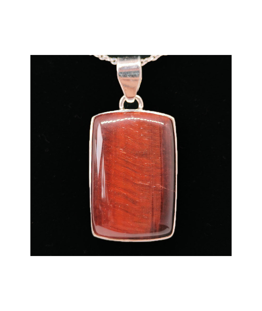 Oeil de taureau (oeil de boeuf) - Pendentif Serti Argent