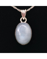 Aigue Marine EXTRA +++ - Pendentif  Serti Argent