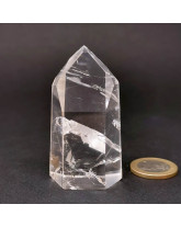 Cristal de roche AAA - Pointes polies (Prisme)