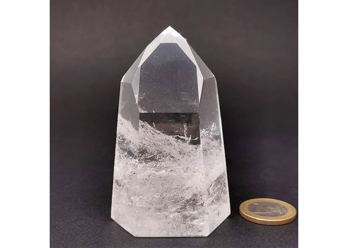 Cristal de roche AAA - Pointes polies (Prisme) - Grand Modéle