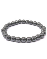 Hématite extra AAA - Bracelet Boules 8 mm - Grande Taille